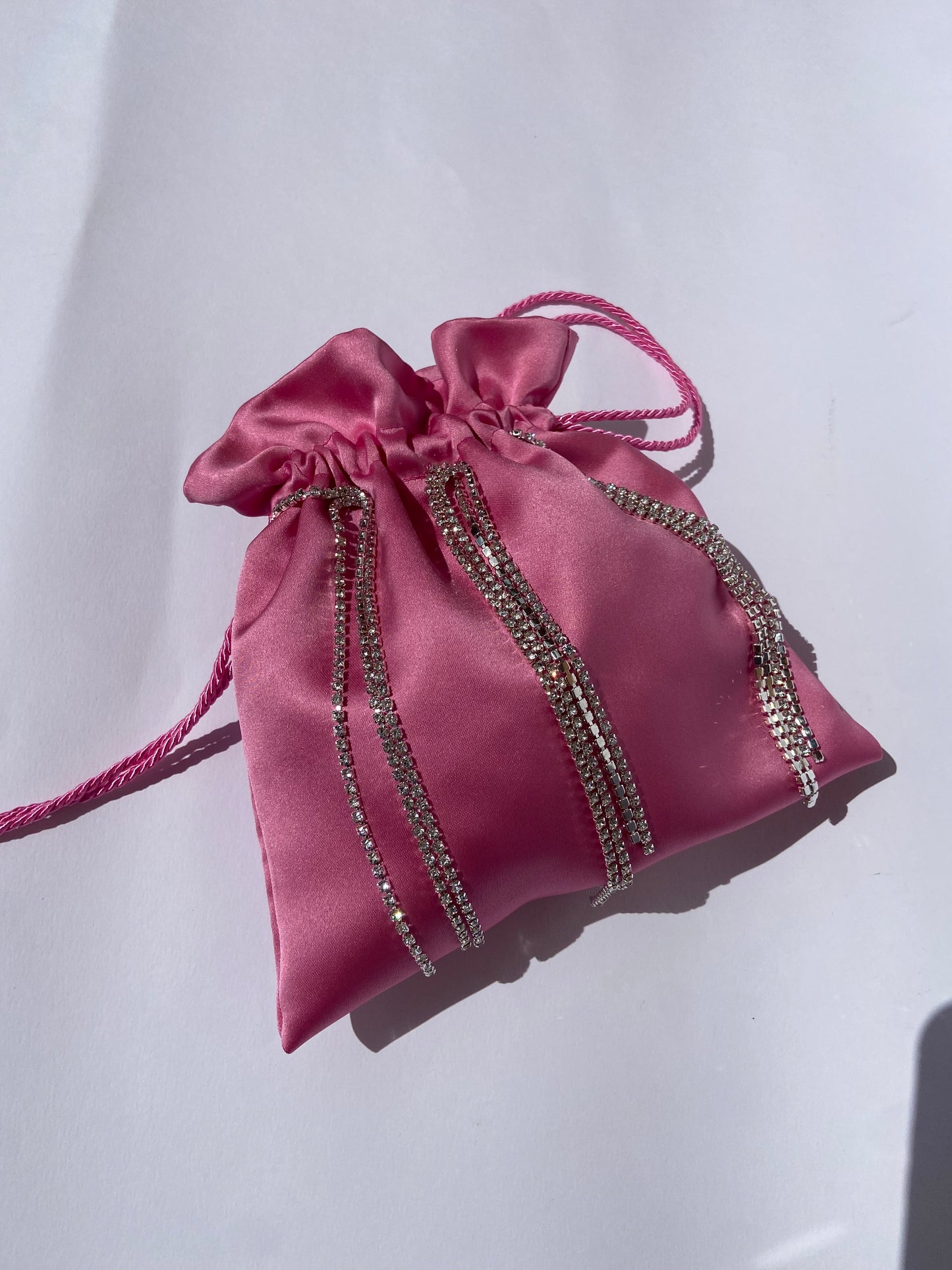 Mini con strass lunghi