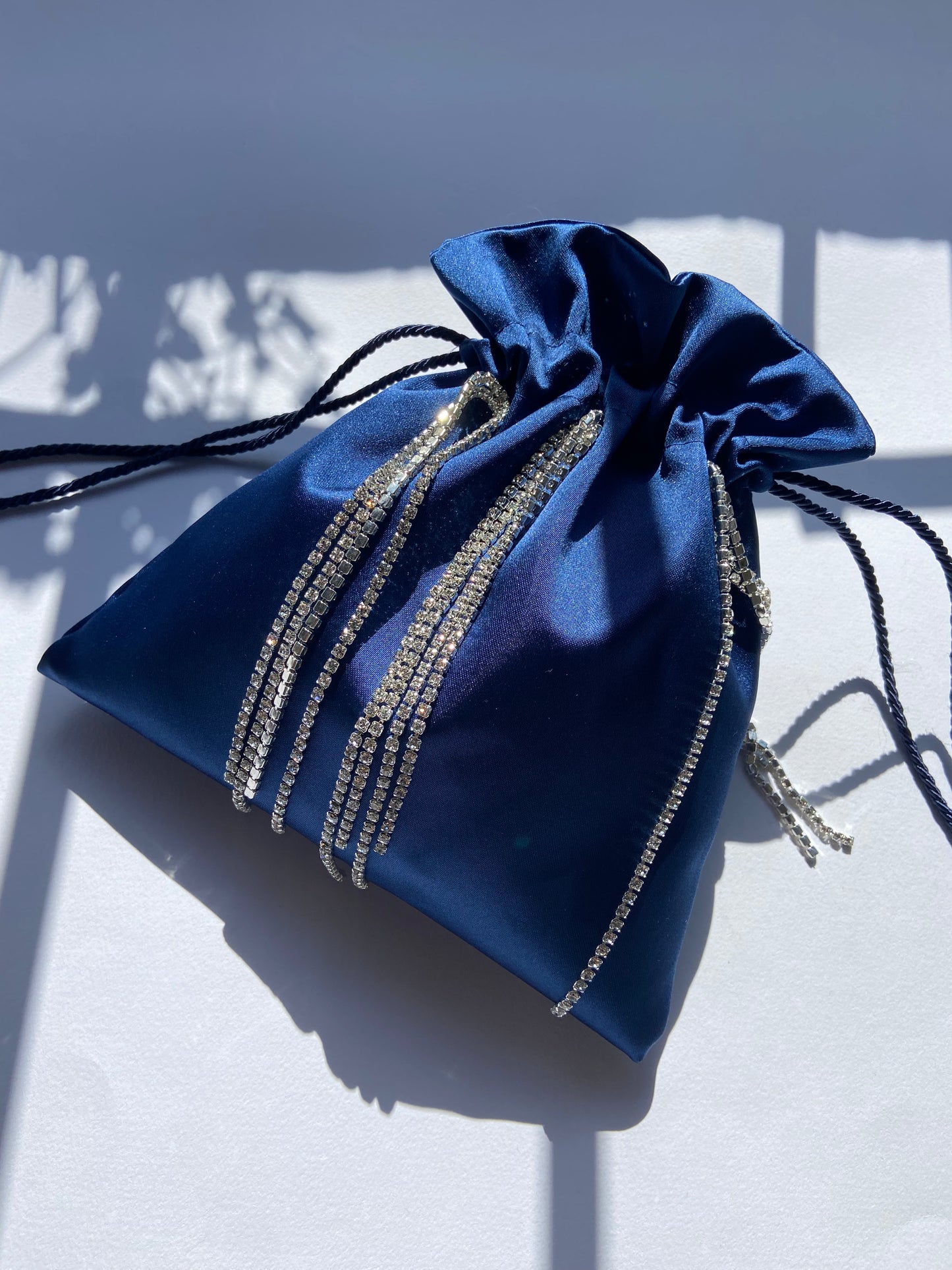 Mini con strass lunghi