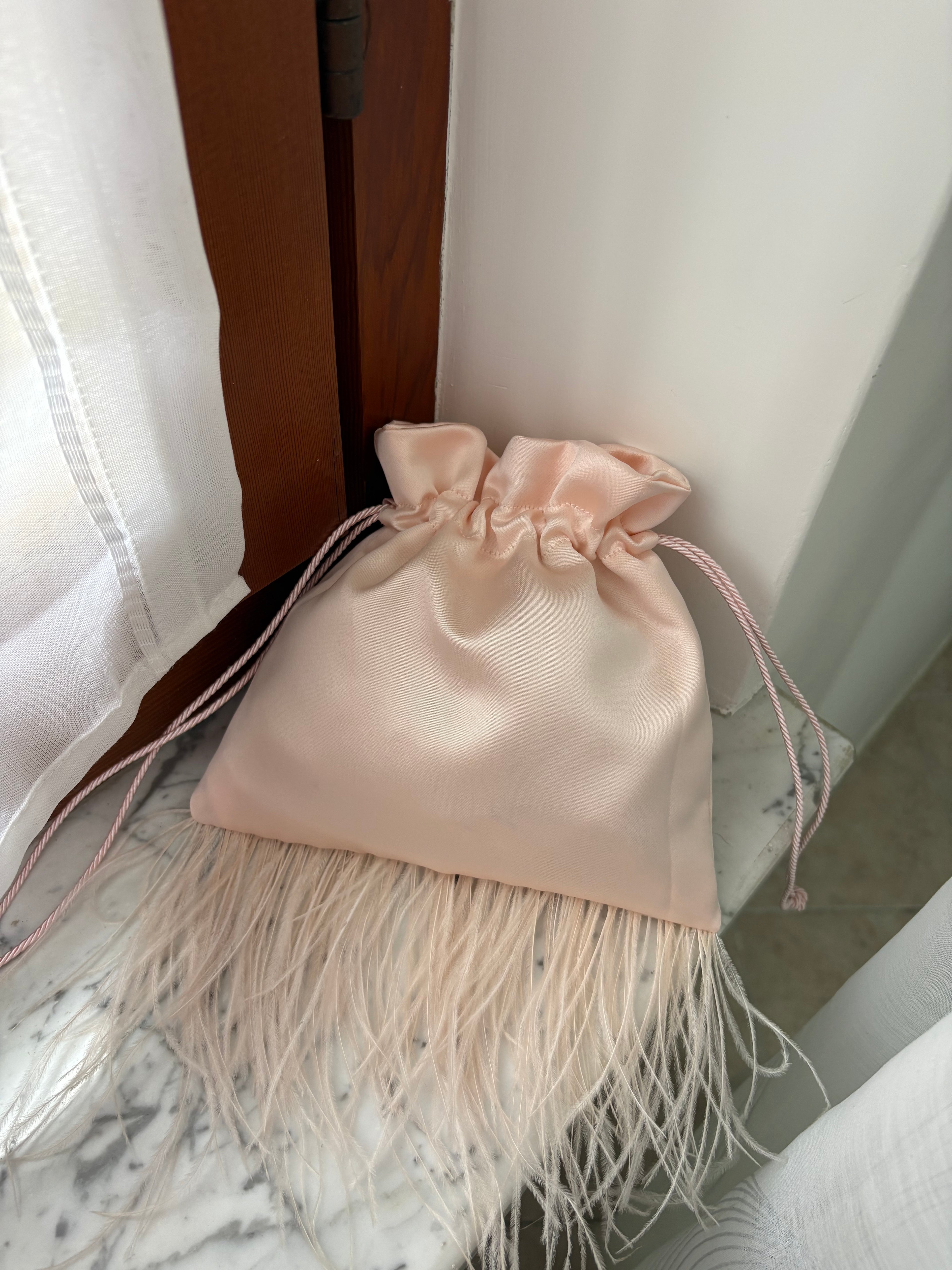 Mini bag piumette lunghe