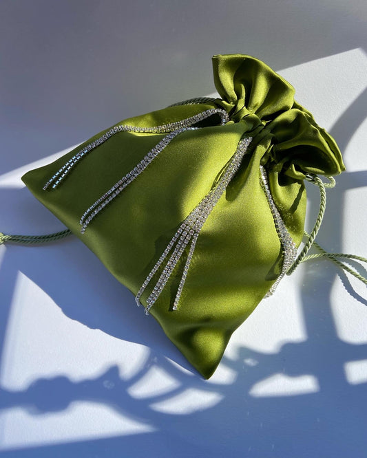 Mini con strass lunghi